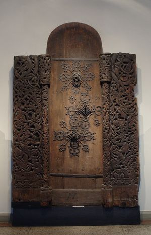 페버그 스태브 교회의 정문