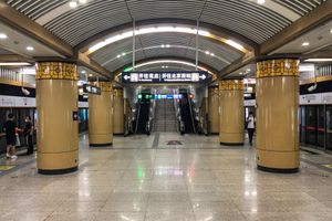 7호선 승강장 (2020년 7월)