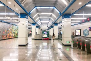 7호선 대합실 (2021년 3월)