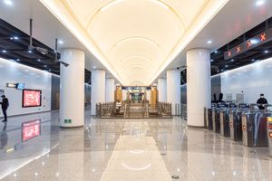 16호선 다관잉역 대합실 (2022년 12월 촬영)