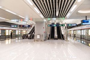 14호선 승강장 (2022년 1월 촬영)