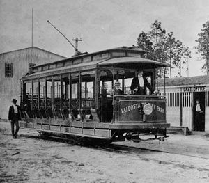 1912년 발도스타 노면 전차