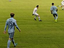 콘카카프 챔피언스 리그에서 데포르티보 톨루카를 상대로 경기하는 구티에레스