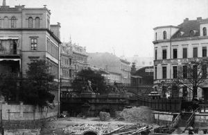 1882년 개통 당시 증권거래소역