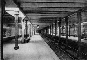 도이체 오퍼역(Deutsche Oper station), 이전 명칭 비스마르크슈트라세