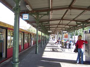 2007년 9월까지 사용된 A 승강장