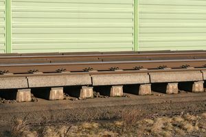 슈타펠데 인근의 아스팔트 도상을 사용한 슬래브 궤도(ATD)