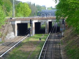 그루네발트 방면 S반 선로 입체 교차, 2014년