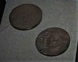 호주 스포츠 박물관에 전시된 최초의 호주 올림픽 메달