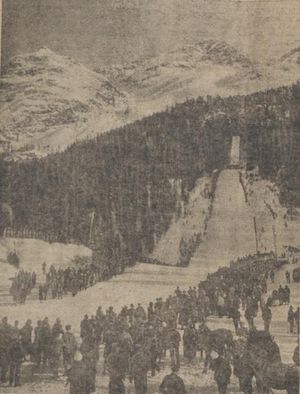 올림피아샨체 (Olympiaschanze) 1928년 동계 올림픽 스키 점프 경기