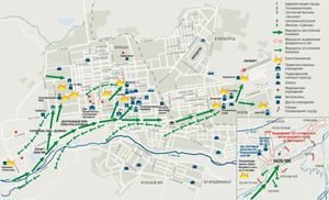 2005년 날치크 습격 전투 지도