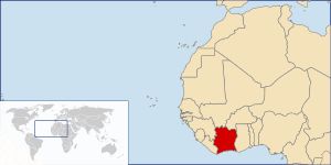 코트디부아르의 위치