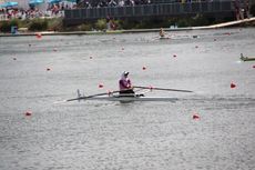 소울마즈 아바시는 여자 싱글 스컬에서 자신의 페이스대로 노를 저었다.