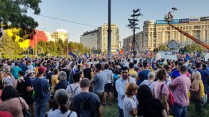 8월 10일 빅토리아 광장 시위