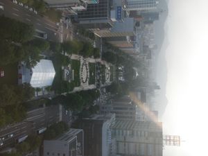 오도리 공원 (홋카이도 삿포로시·2016년 삿포로 TV 타워에서 촬영)