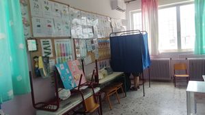 아르고스 투표소의 투표함