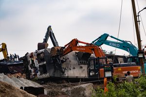 사고 현장의 정리 작업