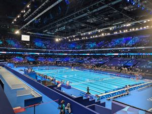 파리 라 데팡스 아레나에서 열린 수구 경기