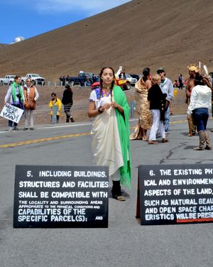 2014년 10월 7일 TMT 건설 반대 시위