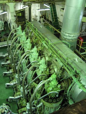 3890리터 MAN B&W 6S60MC 선박용 디젤 엔진