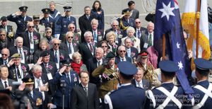 2012년 서울에서 열린 한국 전쟁 참전 호주 공군 퇴역 군인 기념식