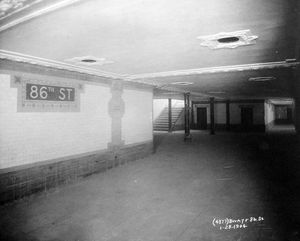 개통 전 1904년 역의 모습