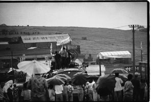 시위중인 이주민