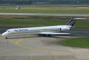 2002년 에어 보스나의 구 맥도넬 더글러스 MD-80 기종