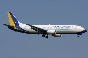 B&H 항공은 이전에 보잉 737-400 1대를 운용했다.