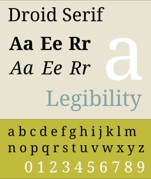 드로이드 세리프(Droid Serif)