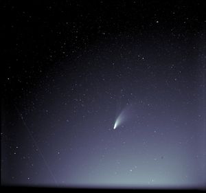 2020년 7월 5일 파커 태양 탐사선이 촬영한 NEOWISE 혜성