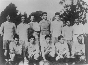 1924년 2위를 차지한 선수단