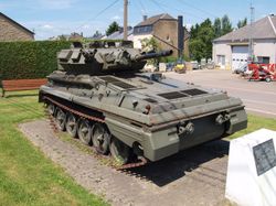 퇴역 후 야외에 전시된 FV101 스콜피온