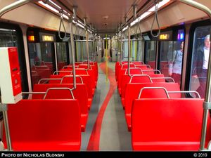 개조된 지멘스 SD-160 내부 (#2219)