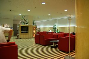 뮌헨 중앙역의 DB 라운지