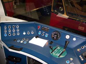 ZBS 차상장치 장착 이전의 운전대