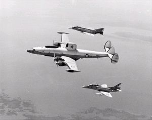 1973년의 VAQ-33 NC-121K, F-4B 팬텀과 EA-4F 스카이호크와 함께