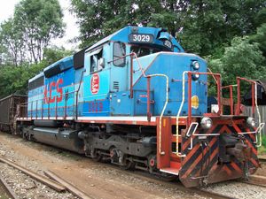 칼존진역의 GMD SD40 KCSM 3029