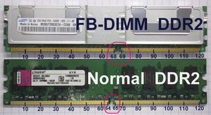 FB-DIMM DDR2 대 DIMM DDR2