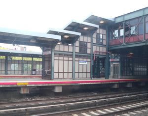 The Woodside LIRR station