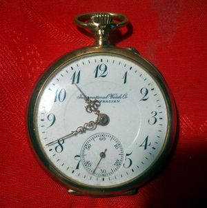 International Watch Company - 20세기 초 펜던트 시계 예시