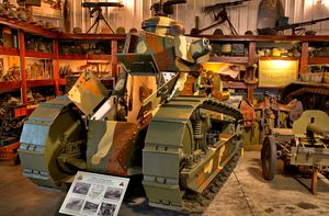 롭키 장갑 박물관에 전시된 M1917 전차