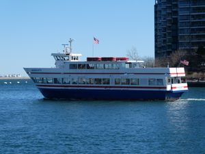 2022년 F1 노선을 운행하는 매사추세츠 베이 라인스 페리 매사추세츠