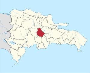 도미니카 공화국 내 몬세뇨르 누엘 주 위치