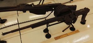 이스라엘 국방군 역사 박물관에 전시된 MAC 1931 기관총