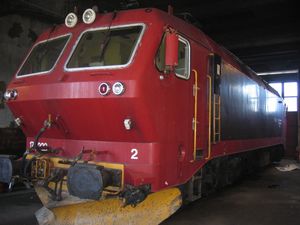 노르웨이 철도 박물관에 보존된 El 17.2223