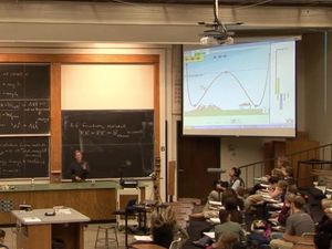 더 큰 강의 과정의 일부로 사용되는 PhET 시뮬레이션