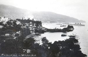 1934년경, 푼샬만의 모리타니아호