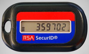 RSA SecurID 토큰 (구형, 모델 SD600)