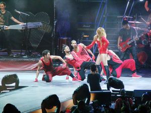 Gypsy Heart Tour에서 "See You Again"을 공연하는 사이러스